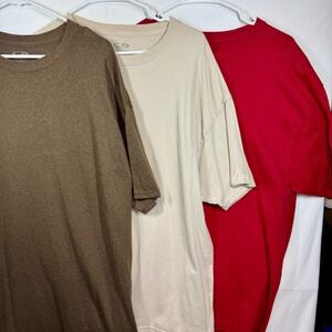 3 Shirt Lot- Champion T-Shirts Mens Crew Neck Short Sleeve Casual Everyday Sz XL